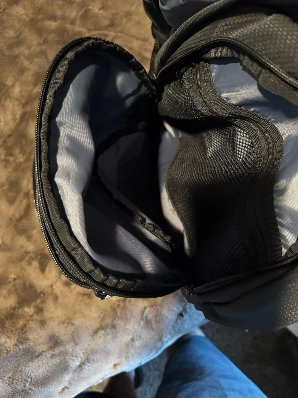 adidas Black Men's Backpack with Multiple Compartments
